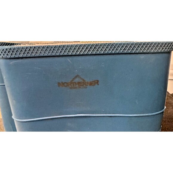 Northerner Rubber Rain Mud Boots Mens Size 7 Blue | Made in USA VGC - Picture 4 of 8